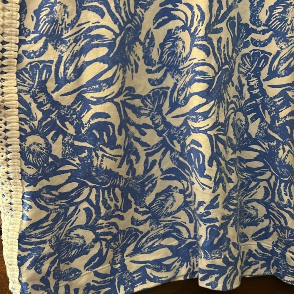 Lilly Pulitzer Classic Blue and White Lobster Skipper Dress Women's Size XS - Picture 9 of 12